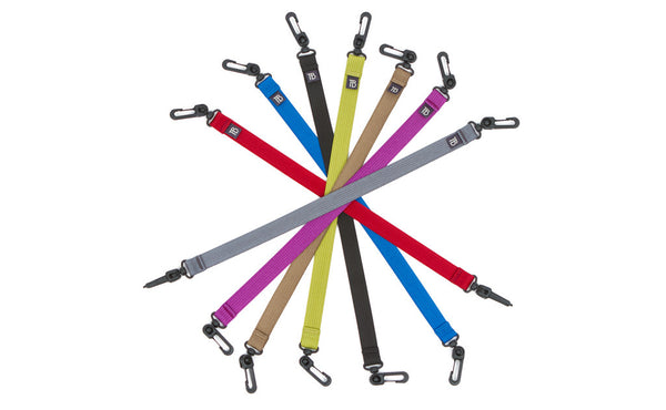 All colors of the 16-inch Key Strap with a snaphook at either end.